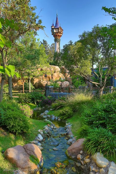 Rapunzel's Tower, Rapunzel Tower, Disney Photo Ideas, Disney World Pictures, Disney Pics, Images Disney, Disney World Magic Kingdom, Kingdom 3, Disney Collage