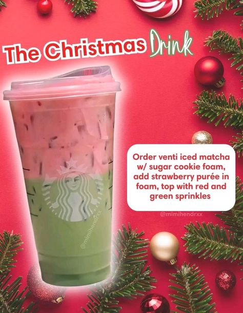 Starbucks Christmas Menu 2024, Christmas Starbucks Recipes, Starbucks Drinks To Try Christmas, Christmas Starbucks Drinks How To Order, Starbucks Christmas Drinks Recipes, Starbucks Recipes Christmas, Holiday Starbucks Drinks Christmas, Holiday Drinks Starbucks, Christmas Drinks Starbucks