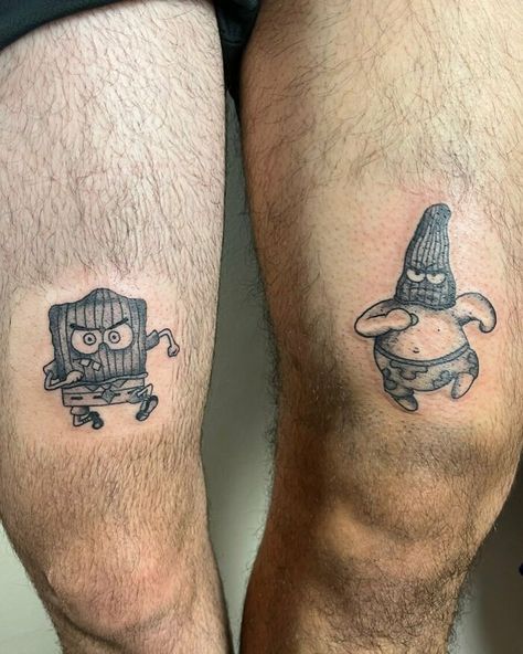 Matching Guy Tattoos Best Friends, Tattoo For Best Friends Men, Guy Friend Tattoos Men, Matching Tattoos For Male And Female, Matching Bro Tattoos, Mens Friendship Tattoo, Best Matching Tattoos, Mens Matching Tattoos, Cringe Matching Tattoos