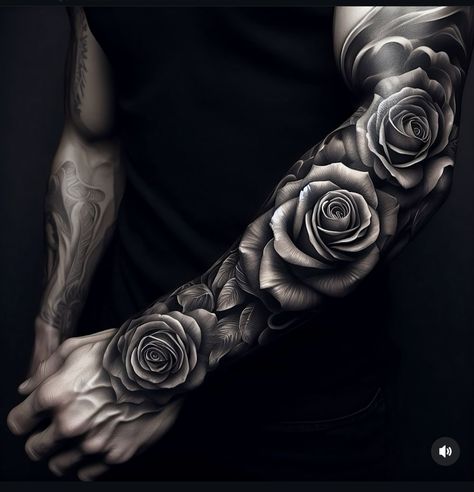 Indian Feather Tattoos, Full Hand Tattoo, Chicanas Tattoo, Hand Tattoo Designs, Realistic Rose Tattoo, Rose Tattoo Sleeve, Lion Tattoo Sleeves, Rose Tattoos For Men, Blue Rose Tattoos