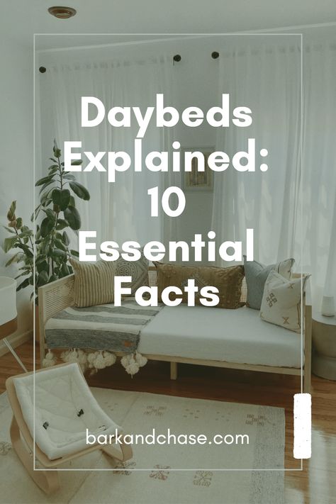 Thinking about adding a daybed to your home? Before you make any choices, check out these 10 essential facts! We'll cover everything from daybed styles to their amazing versatility as a stylish alternative to a traditional bed. It’s perfect for small spaces, guest rooms, or creating a cozy office nook. Learn about the different daybed designs, how they function in various interiors, and practical advice to ensure you zip into a glorious choice! You'll have everything you need for a chic, comfortable setup! Single Bed Guest Room Ideas, Cute Daybed Ideas, Daybed Converts To Queen, Daybed Living Room Ideas Small Spaces, Bedrooms With Daybeds Ideas, How To Dress A Daybed, Deewan Bed Living Rooms, How To Style Daybed, How To Make A Daybed