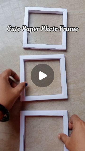 ❣️J@Y@❣️ on Instagram: "Cute Paper Photo Frame Part 1 😱😍

Touch of handmade magic 

.

.

.

📌 Follow Me For More:

➡️ @jayuscorner

➡️ @jayuscorner

➡️ @jayuscorner

.

.

.

#CraftedWithLove #Diydecor #Handmadehome #reels #instagram #reelsinstagram #homedecor #papercrafts #Cardbordcreation #homedecorideas #creativecrafting #craftycorner #ecofriendlycrafts #paper #paperflowermagic #DIY #diycrafts #art #artwork #artreels #diybirdbox #giftbox #diyholicolour #organicholicolour #holi #happyholi 

#jayuscorner" Photo Frame Easy Craft, How To Make Paper Photo Frame, Photo Frame Making Ideas Wall Art, Frame Crafts Diy, Making Photo Frames, Diy Foto Frame, Making A Photo Frame, Paper Crafts Frame, Framed Paper Art