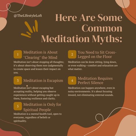 "Ready to debunk some meditation myths? 🧠✨ Find out how meditation can fit into your daily life, no matter how busy you are! . . . Follow for more insights! #meditationsimplified #MindfulnessMatters" Meditation For Witches, Create Space, Active Lifestyle, Energy Healing, No Matter How, Follow For More, Instagram Account, Daily Life, Meditation