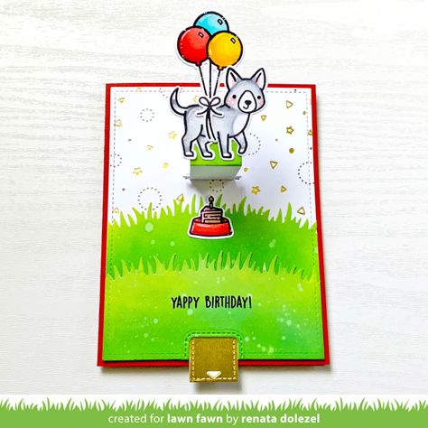 Lawn Fawn Pick Of The Patch, Lawn Fawn Swish And Pop Pull Tab, Lawn Fawn Screen Time Cards, Lawn Fawn Porcu-pine For You, Lawn Fawn Birthday Before 'n Afters, Confetti Background, Mama Elephant Stamps, Lawn Fawn Blog, Cat Stamp