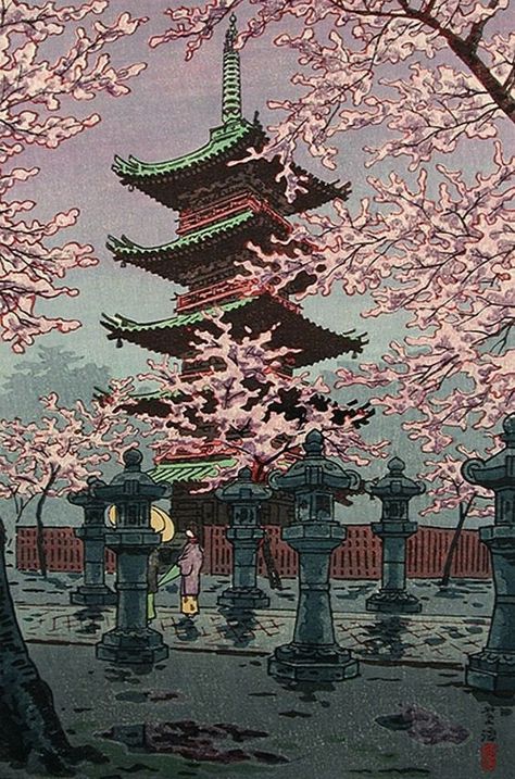 Japan on Twitter: "Traditional Japanese Woodblock Art 🖌… " Shiro Kasamatsu, Toshogu Shrine, Japanese Woodcut, Japan Illustration, Japan Painting, Art Chinois, Japanese Art Prints, Japanese Artwork, Japanese Illustration