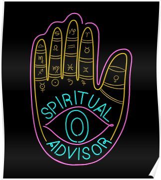 Spiritual Advisor Poster Psychic Readings Free, Spiritual Advisor, Ipad Snap, Palm Reading, Reading Tarot Cards, Psychic Readings, Love Spells, Emotional Support, Hardcover Notebook