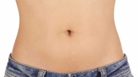 In our opinion, belly buttons are one of the human body's more odd-looking parts. Though "innie" belly buttons are more common than "outie" belly buttons, no shape or size is considered to be more normal or better than the other. Why, though, doesn't everyone have the same type of button? Outie Belly Button, Human Body Facts, Belly Button Piercing Jewelry, Belly Button Jewelry, Hair Solutions, Belly Piercing, Belly Button Piercing, Types Of Buttons, Flat Tummy