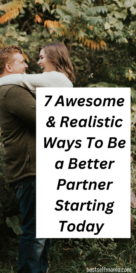 These tips are all about how to be a better partner. And being a better partner will without a doubt help your relationship grow and thrive. See how these ideas can help you become a better partner and build the best relationship possible starting today. #howtobeabetterpartner #marriage #marriagehelp #marriagetips #marriageadvice #relationships #buildabetterrelationship How To Be A Better Spouse, How To Be Better For Your Partner, How To Open Up To Your Partner, Being A Better Partner Relationships, How To Be A Good Partner Relationships, How To Be A Better Communicator In A Relationship, How To Have A Better Relationship, How To Be A Supportive Partner, How To Make Your Relationship Better