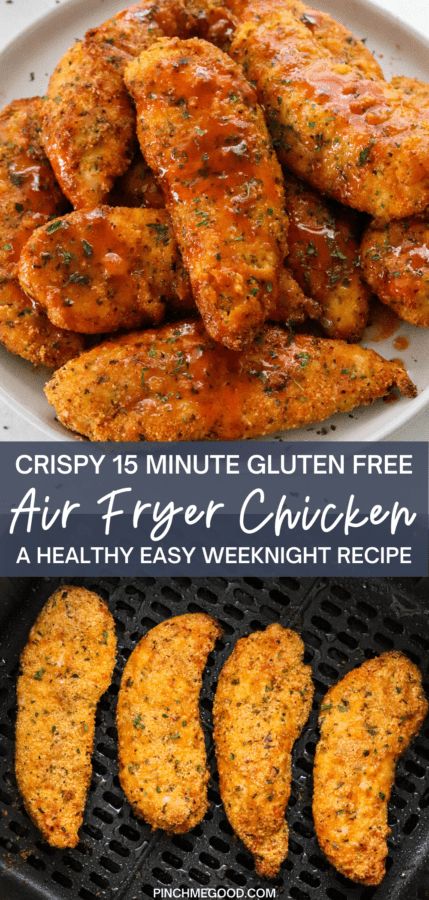 Gluten Free Air Fryer Chicken, Easy Air Fryer Chicken, Air Fryer Chicken Tenders, Sweet And Spicy Sauce, Gluten Free Meals, Gluten Free Recipes For Dinner, Low Carb Diet Recipes, Air Fryer Dinner Recipes, Gluten Free Dairy Free Recipes