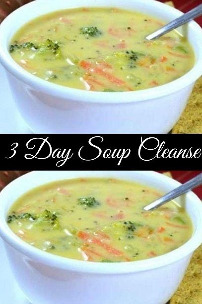 3 Day Soup Cleanse Recipe 3 Day Detox Cleanse, Clean Eating Soup Recipes, Clean Eating Detox, Soup Cleanse, Vegetarian Soups, Clean Eating Soup, Fat Burning Soup, Diet Soup Recipes, Cleanse Diet