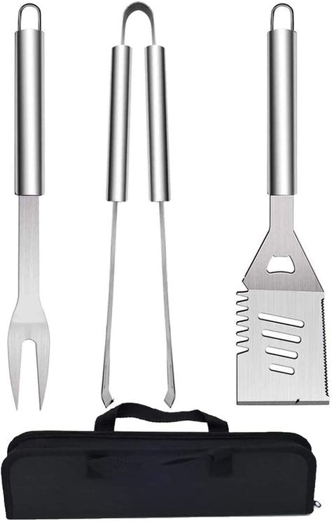 https://amzn.to/3JSZHDN Introducing our premium BBQ utensil set, the ultimate companion for all your grilling adventures. This comprehensive set is carefully crafted with the highest quality materials to ensure durability, functionality, and exceptional performance. Whether you're a seasoned grill master or a casual weekend barbecuer, our BBQ utensils are designed to elevate your grilling experience to new heights. Grill Corn, Pick Up Food, Roast Meat, Bbq Tool Set, Grilling Utensils, Grill Tools, Bbq Set, Side Dishes For Bbq, Outdoor Barbecue