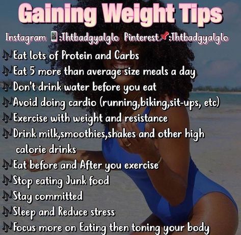 Health Gain Tips, Gaining Weight Routine, Tips On Gaining Weight For Women, How To Gain Weight Workout, Gain Weight Routine, Weight Gain Journey Motivation, Weight Gain Routine For Women, Exercises To Gain Weight For Women, How To Gain Weight Quickly Food