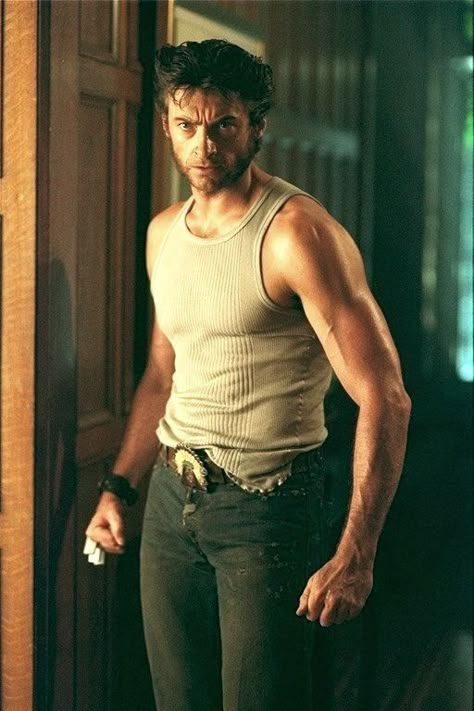 X2 X-Men United (2003) Wolverine Casual Clothes, Wolverine Hot Pics, Wolverine Xmen 2000, Hugh Jackman Deadpool And Wolverine, Wolverine Outfit Ideas, Wolverine Inspired Outfit, Wolverine Xmen Origins, Wolverine Haircut, Hugh Jackman Wolverine Deadpool 3