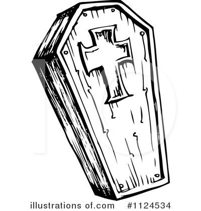 Royalty Free  Rf  Coffin Clipart Illustration By Visekart   Stock Vampire Casket, Halloween Headstone, Halloween Crafts Ideas, Old Hag, Royalty Free Clipart, Clip Art Pictures, Halloween Coffin, Sticker Inspo, Free Vector Illustration