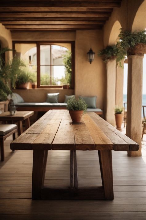 Wood Tables Restaurant, 6 Ft Dining Table, Live Edge Tables Dining Rooms, Long Rectangle Dining Table, Handmade Wooden Table, Wooden Rustic Dining Table, Solid Wood Trestle Dining Table, Large Dining Table In Kitchen, Craftsman Style Dining Table