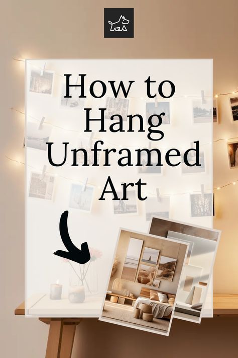 Unleash your artistic spirit by learning to hang unframed art with finesse. Our guide dives into innovative techniques and tools, ensuring your masterpieces take center stage even without a frame. Embrace the raw beauty of art and give your space an avant-garde touch today! Ways To Hang Art Without Frames, How To Organize Wall Art, How To Hang Prints Without Frames, Hang Unframed Art, Hanging Unframed Art, Wall Art Hanging Ideas, How To Hang Posters Without Frames, Hanging Posters Without Frames, How To Hang Art On Wall