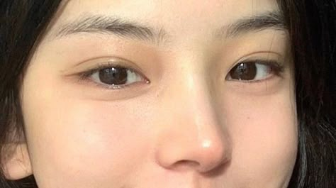 Double Lid Eye, Tapered Eyelid, Asian Double Eyelid, Double Eyelids, Korea Makeup, Chinese Makeup, Double Eyelid, Glossy Makeup, Asian Eyes