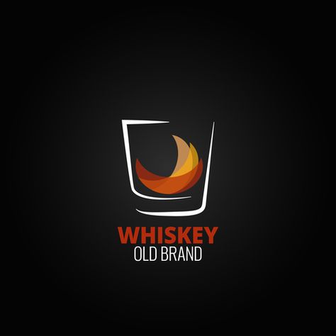 Whiskey Logo Design, Whisky Logo, Whiskey Logo, Wine Tattoo, Party Like Its 1999, Vector Food, Whiskey Drinks, Logo Design Creative, Photo Images