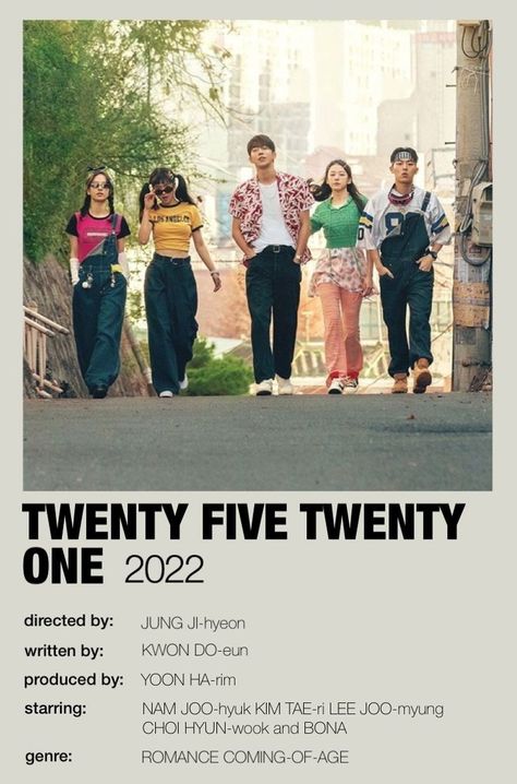 Twenty Five Twenty One, Movies To Watch Teenagers, Korean Drama Series, Watch Drama, New Movies To Watch, Girly Movies, Film Posters Minimalist, Korean Drama Tv, Drama Tv Shows