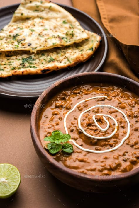 Dal Makhani by stockimagefactory. Dal makhani or daal makhni is a popular food from Punjab served with garlic naan or Indian bread #Sponsored #daal, #makhni, #popular, #makhani Daal Makhani Photography, Dal Makhani Photography, Daal Makhani Recipe, Punjab Food, Dal Makhni, Food Moodboard, India Aesthetic, Restaurant Indian, Indian Food Photography