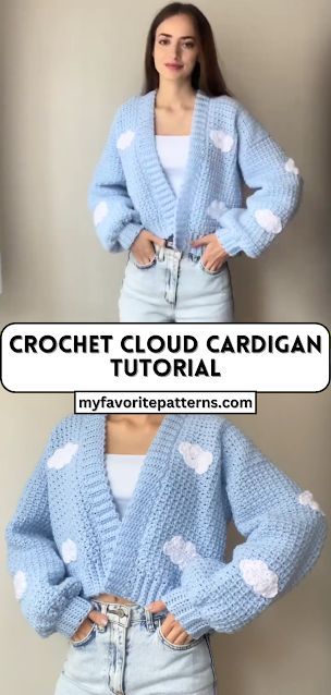 Crochet enthusiasts, get ready to embark on a creative journey as we delve into the world of the Crochet Cloud Cardigan. This versatile and stylish piece is perfect for adding a touch of warmth and elegance to your wardrobe. In this tutorial, we’ll guide you through the process of creating your very own cloud-like cardigan, […] Crochet Cardigan Design Pattern, Cloud Blanket Crochet, Crochet Cardigan Color Ideas, Kawaii Crochet Cardigan, Crochet Chunky Cardigan Pattern Free, Cardigan Outfit Crochet, Chunky Crochet Cardigan Pattern Free, Cardigan Crochet Patron, Top Down Crochet Cardigan