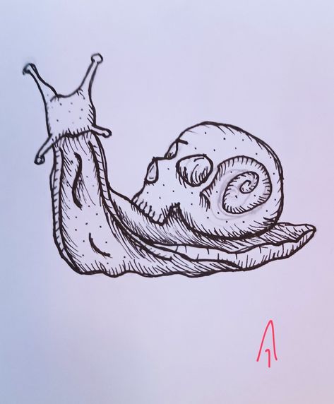 Snail With Skull Shell Tattoo, Skull Snail Tattoo, Snail Skull Tattoo, Skull Snail, Snail Tattoo, Tattoo Planning, Simple Hand Tattoos, Shell Tattoos, Tattoo Templates