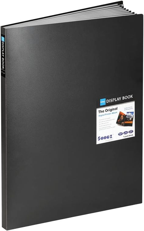 Amazon.com : Sooez Heavy Duty Binder with Plastic Sleeves 18"x24", Portfolio Folder with 30 Clear Sheet Protectors, Display 60 Pages, Presentation Book for Artwork, Sheet Music, Document : Office Products Art Portfolio Case, Portfolio Binder, Events Planner, Sheet Protector, Sheet Protectors, Portfolio Book, Binder Organization, Digital Printer, Binder Folder