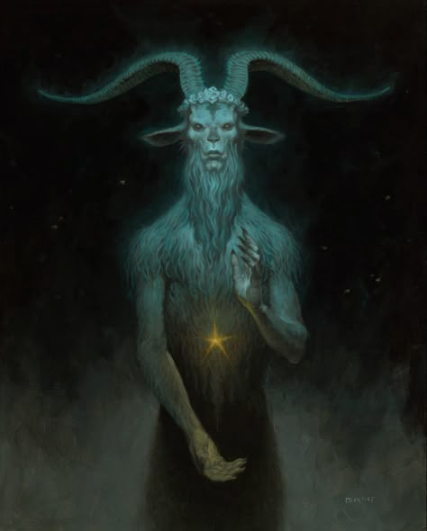 Gerald Brom, Horned God, Classical Mythology, The Lie, Occult Art, Dark Lord, Fantasy Aesthetic, Dark Ages, Reading Journal