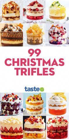 #CulturalCelebrationCuisine Trifle Desserts Christmas, Christmas Trifles, Dessert Trifles, Christmas Trifle Recipes, Mango And Passionfruit, Trifle Bowl Recipes, Trifle Dessert Recipes, Christmas Trifle, Trifle Recipes