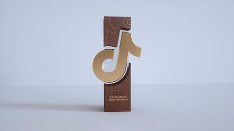 Momento Award Design, Trophy Design Ideas Creative, Creative Trophy Design, Plastic Packaging Design, Wood Trophy, Wood Trophies, Acrylic Trophy, Award Ideas, Plaque Design