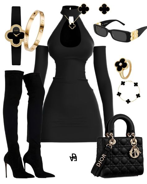 Mafia outfit🖤 Mafia Daughter Outfit, Mafia Girls Aesthetic Outfit, Mafia Girls Outfit, Mafia Wife Dress, Night Club Aesthetic Outfit, Black Mafia Outfit, Women Mafia Outfit, Mafia Lady Aesthetic, Bartender Outfit Female