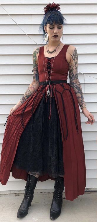 Ren Faire Dress, Ren Faire Outfits, Style Inspiration Edgy, Fair Outfits, Witch Outfit, Alternative Outfits, Spring Summer Outfits, Festival Outfit, Edgy Fashion