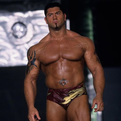 Wwe Immortals, Wwe Batista, Dave Batista, Hugh Jackman Shirtless, Ruthless Aggression Era, Winning Eleven, Batista Wwe, His Tattoo, Buff Guys