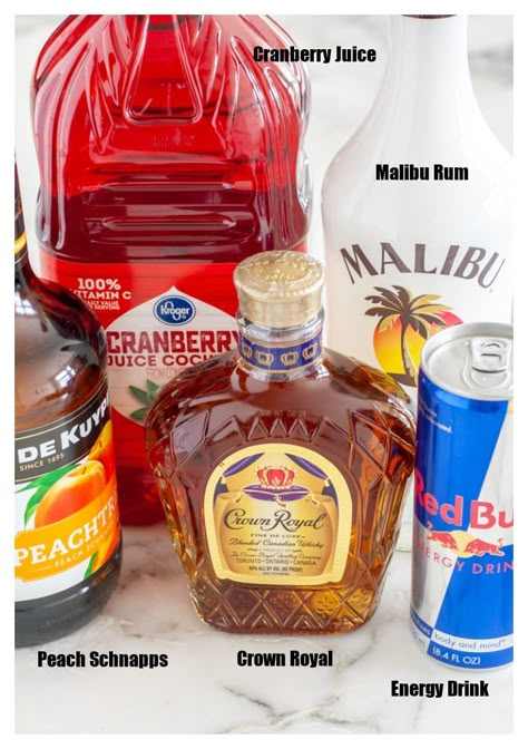 Redbull Drink Recipes Alcohol, Energy Drink Alcohol Drinks, Vegas Bomb Recipe, Vegas Bomb Shot, Red Bull Cocktails Drink Recipes, Vegas Bomb Drink, Redbull Alcoholic Drinks, Vegas Bomb, Vegas Drinks