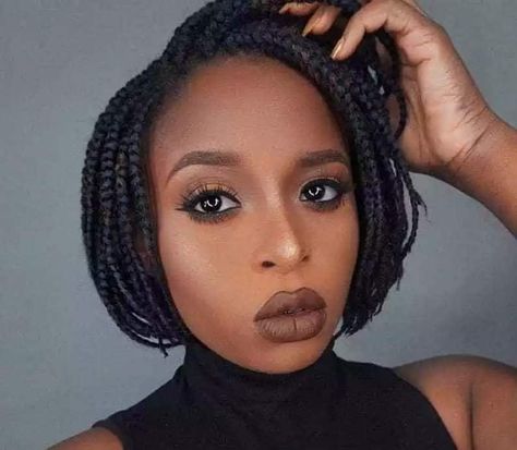 Bob Box Braids Styles, Short Bob Braids, Matrix Hairstyle, Box Braids Bob, Braids Bob, Hairstyles Reference, Toddler Hair Styles, Trendy We Fryzurach, Bob Braids Hairstyles