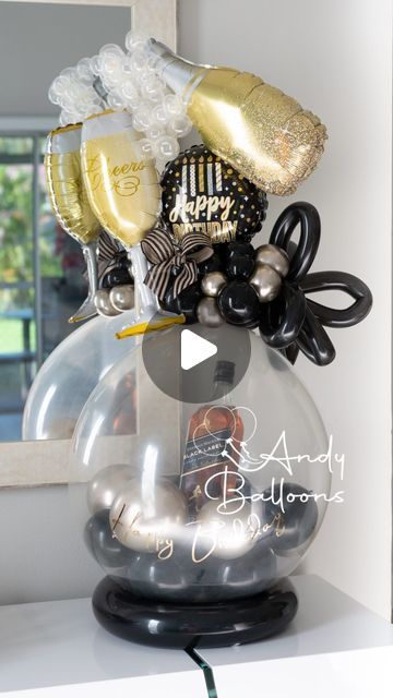 Andy Balloons - Broward FL on Instagram: "This is how I stuff a balloon with a bottle 🍾🎈  #stuffingballoons #balloonstuffing #giftballoons #giftsforhim #giftideas #superstuff" Bobo Balloons Decoration, Stuffed Balloon Ideas Gifts, Bobo Balloon Bouquet, Bobo Balloon Ideas, Wine Gifts Diy, Bobo Balloons, Stuffed Balloons, Bobo Balloon, Birthday Party Decorations Diy