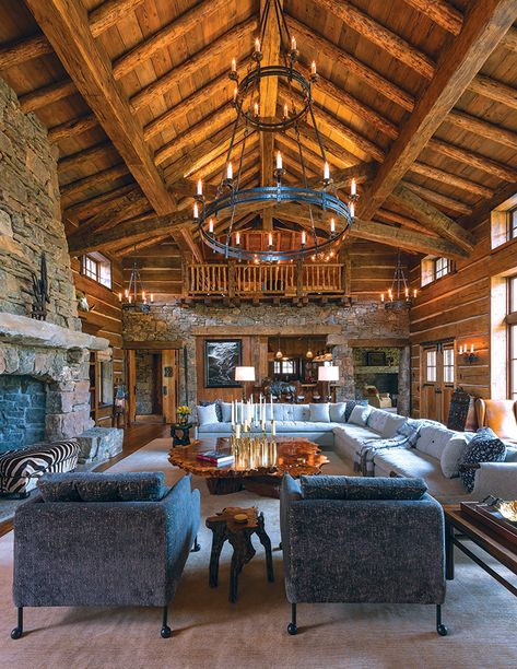 Reinventing a Montana Ranch Montana Ranch House, Ranch Houses, Montana House, French Country Rustic, Montana Homes, Montana Ranch, Dream Ranch, Rustic French Country, Casa Country