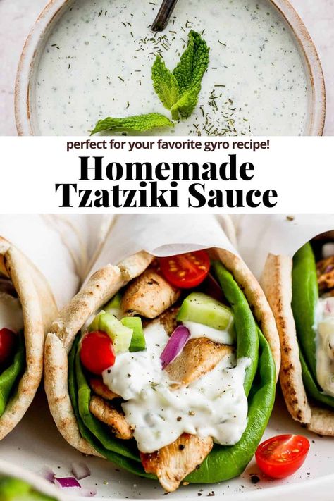 Tzatziki Sauce Traditional Tzatziki Sauce Recipe, Tetzikki Sauce Recipe, Home Made Tzatziki Sauce, Tezikki Sauce, Tizekki Sauce, Easy Taziki Sauce, Cava Tzatziki, Tziki Sauce Recipe, Tiziki Sauce