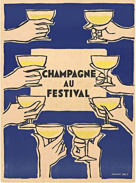 It is almost Labor Day and time to Celebrate!  Original mid-century vintage poster Champagne au Festival, 24 x 32" great for your bar or family room.  French Champagne posters are very collectible!  Don't let this one get away.   http://www.TheVintagePoster.com   #FrenchPosters #Champagne French Poster, Dorm Posters, Vintage Champagne, White Poster, Art Collage Wall, Room Posters, New Wall, My New Room, Sticker Art