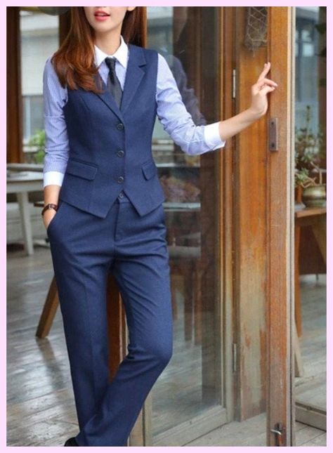 3 Piece Suit Women, Formal Suits For Women, Women Suits Wedding, Woman In Suit, Formal Fashion, Women Suits, Dress Luxury, Prom Suits