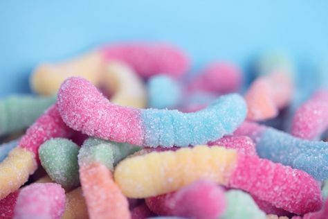 Running out of candy for trick-or-treat? No worries, we have the perfect gummy worms recipe for you. These sour candies will be a welcome break. Gummy Worms Recipe, Gummy Snacks, Gummi Candy, Sour Gummy Worms, Gummies Recipe, Bible Object Lessons, Cbd Gummies, Gummy Worms, Object Lessons