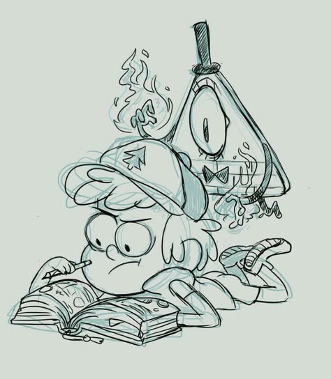 Fall Drawings, Desenhos Gravity Falls, Gravity Falls Fan Art, Gravity Fall, Gravity Falls Art, Bill Cipher, Arte Sketchbook, Art Drawings Sketches Simple, Cool Art Drawings