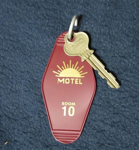 The Lost Room ~ Room 10 Key Sunshine Motel Cheap Motel Aesthetic, Motel Key Tattoo, Vintage Motel Aesthetic, Motel Room Aesthetic, Motel Aesthetics, 70s Motel, Motel Aesthetic, Cheap Motels, James Sunderland