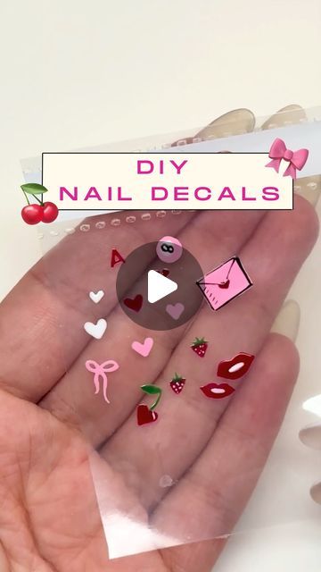 Nailboo® on Instagram: "How to create nail decals using a phone and gel polish 👀✨💗 Would you try this hack?   -  #nails #nailinspo #nailtrends #trendynails #nailsoftheday #nailsofinstagram #naillooks #nailart #nailartist #nailtech #nailtutorials #nailboo #nailsathome" Homemade Nail Stickers, How To Make Nail Polish Stickers, Diy Nail Decals With Gel Polish, Diy Nail Stickers How To Make, Diy Nail Stickers Decals, Diy Nail Stickers With Gel Polish, How To Use Nail Stickers, How To Apply Nail Stickers, How To Make Nail Stickers