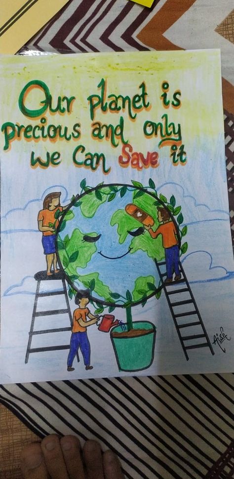 Save Environment Save Earth Poster Drawing, Save Our Earth Drawing, Life Style For Environment Poster, Poster Slogan About Environment Drawing, Poster Slogan About Environment, Slogan About Environment, Slogan About Nature, Save Earth Posters For Competition, Poster Making About Education