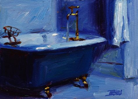 Where, How, and Why to Add a Signature to Your Paintings Self Image Art, Art Ideas Nature, Bathroom Wall Art Ideas, Nature Painting Ideas, Man Made Objects, Bathtub Painting, Bathroom Paintings, Bathtub Art, Artist Research Page