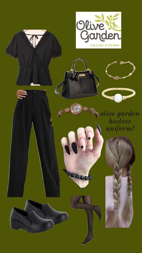 #outfitinspo #olivegarden #beauty #hostess #hosting #host Hostess Outfit, Thrifting Ideas, Finding My Style, Olive Gardens, Olive Garden, Work Outfit, Cut Out, My Style, Outfit Inspo