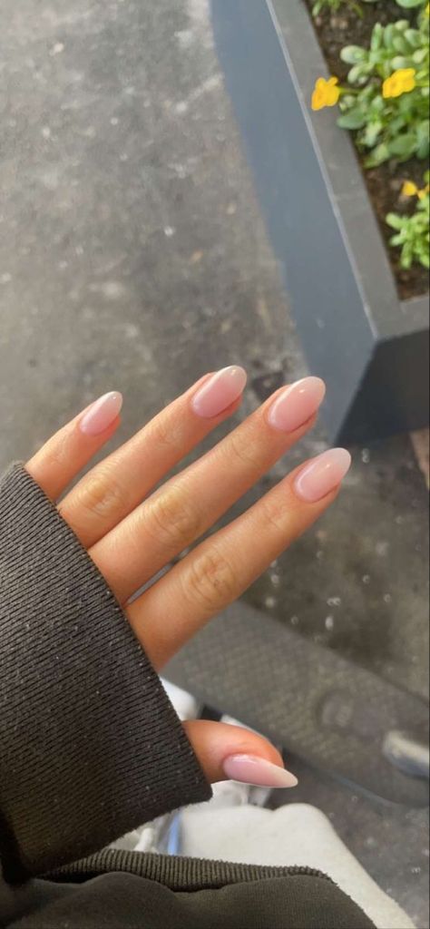 Short Classy Nails, Manicure Gel, Simple Gel Nails, Basic Nails, Classic Nails, Round Nails, Her Nails, Neutral Nails, Clear Nails