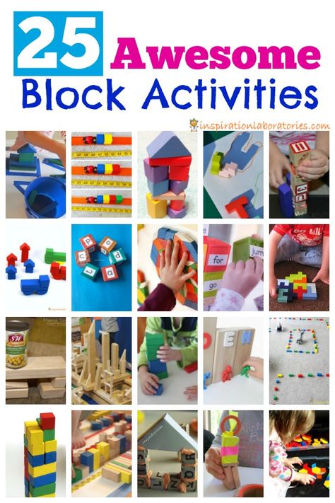 Expand your block play with this collection of activities using blocks. Block Area Activities For Preschoolers, Bristle Block Activities, Block Play Activities For Preschoolers, Lovevery Block Set Ideas, Block Play Ideas Preschool, Block Area Ideas For Toddlers, Block Activities For Toddlers, Block Play For Toddlers, Blocks Activities Preschool