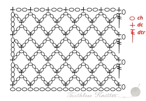 Crochet Mesh Diagram, Mesh Stitch Crochet Blanket, Diamond Crochet Stitch, Crochet Net Top, Mesh Crochet Stitch, Lacy Crochet Stitches, Crochet Diamond Pattern, Crochet Mesh Pattern, Crochet Mesh Top